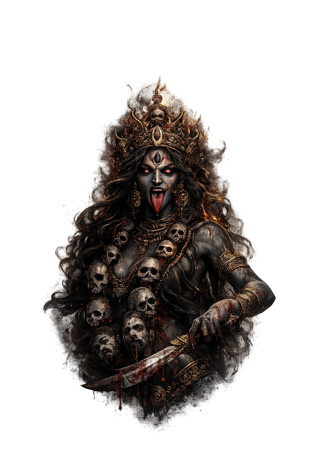 Goddess Kali, Vedic deity of time and transformation